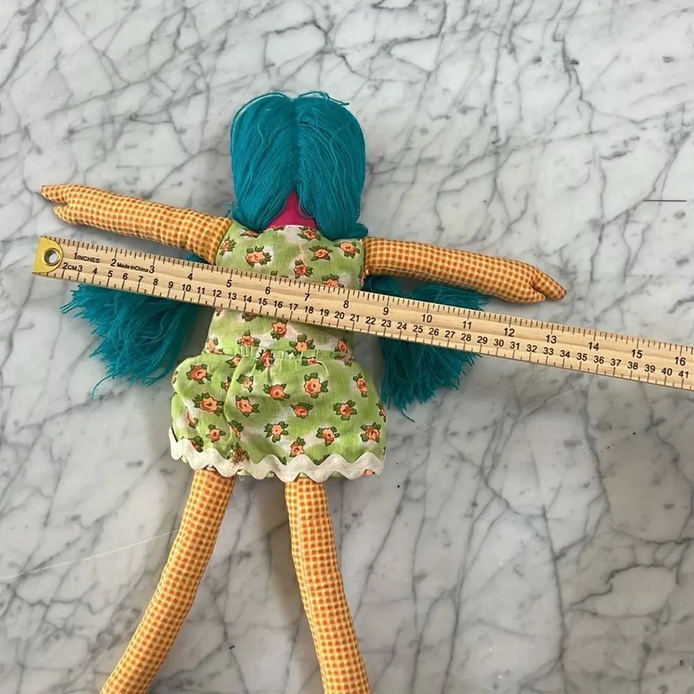 Handmade Cloth Rag Doll OS - Picture 7 of 8